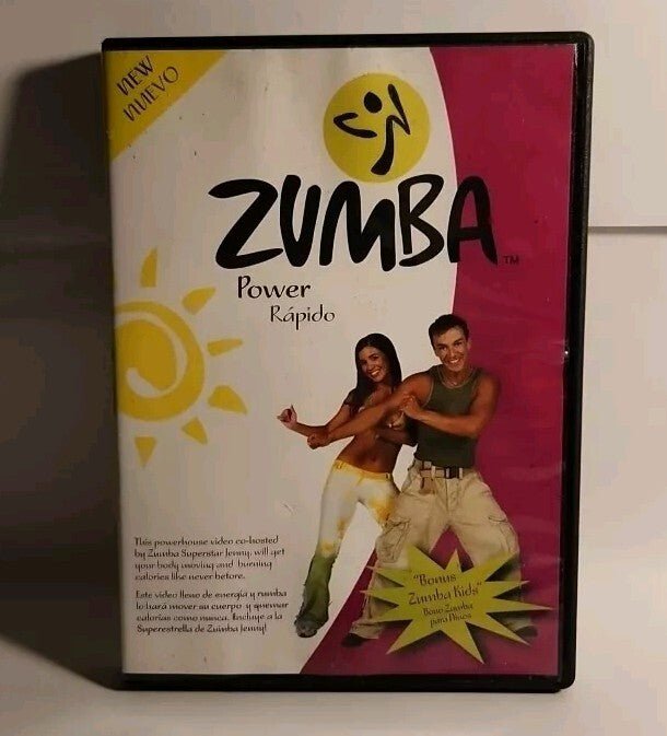 Zumba Power Rapido DVD Workout Fitness Spanish Language 2004 - Darktower Media